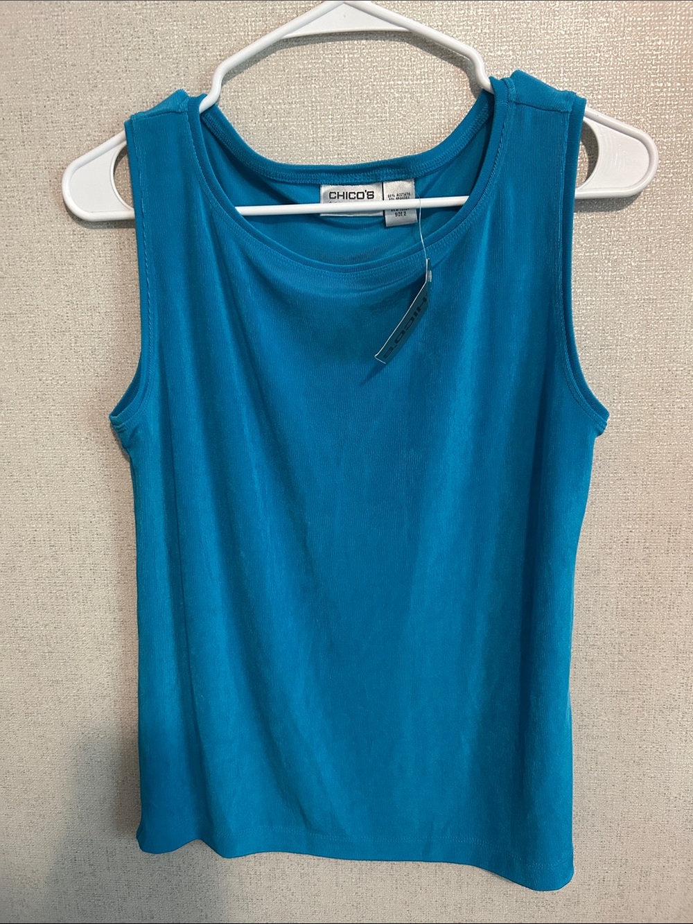 Chico's Vibrant Teal Sleeveless Tank